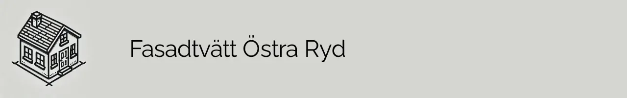 Fasadtvätt Östra Ryd